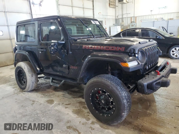 2021 Jeep Wrangler Rubicon with VIN 1C4HJXCG5MW730751, listed as a Copart auction lot 53132894 with 13,552 mi miles and Salvage title. Bid and sale history available at DreamBid. Image 4.