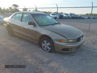 2002 Mitsubishi Galant ES with VIN 4A3AA46G82E159087, listed as a IAAI auction lot 41862347 with 1 mi miles. Bid and sale history available at carsss.com. Image 1.