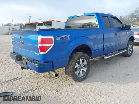 2014 Ford F-150 XL with VIN 1FTFX1EF1EFC85059, listed as a IAAI auction lot 41524443 with 85,882 mi miles. Bid and sale history available at carsss.com. Image 4.
