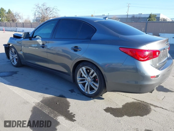 2015 Infiniti Q50 Premium with VIN JN1BV7APXFM333101, listed as a IAAI auction lot 41667109 with 112,477 mi miles and . Bid and sale history available at DreamBid. Image 3.