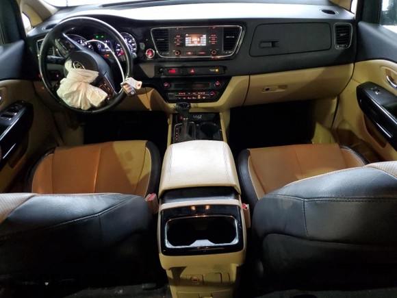 2016 Kia Sedona SX with VIN KNDMC5C1XG6184283, listed as a Copart auction lot 47830095 with 109,445 mi miles and Salvage Title. Bid and sale history available at carsss.com. Image 8.