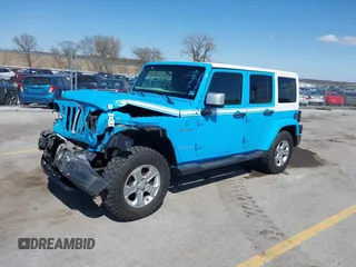 2017 Jeep Wrangler Unlimited Sahara with VIN 1C4BJWEG8HL655998, listed as a IAAI auction lot 41906919 with 100,350 mi miles and . Bid and sale history available at DreamBid. Image 20.