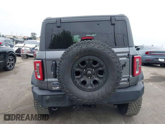 2023 Ford Bronco with VIN 1FMEE5DP6PLB44068, listed as a IAAI auction lot 42034403 with 5,858 mi miles and . Bid and sale history available at DreamBid. Image 17.