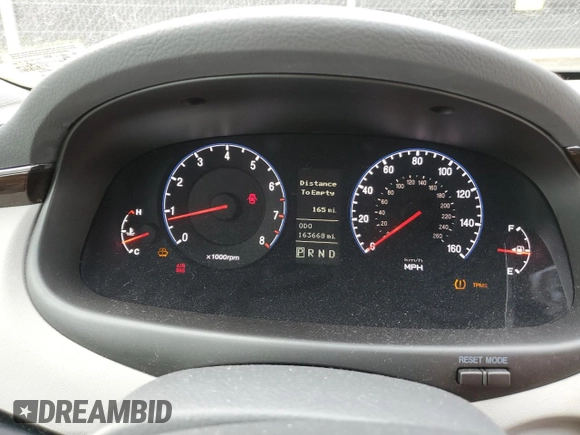 2009 Hyundai Azera Limited with VIN KMHFC46F99A343316, listed as a Copart auction lot 47958075 with 163,668 mi miles and Non Repairable. Bid and sale history available at DreamBid. Image 9.