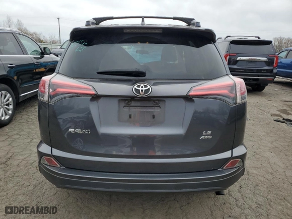 2016 Toyota RAV4 LE with VIN JTMBFREV8GD189225, listed as a Copart auction lot 49846545 with 159,331 mi miles and Salvage Title. Bid and sale history available at carsss.com. Image 6.