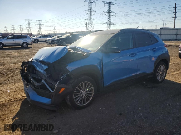 2018 Hyundai Kona SEL with VIN KM8K2CAA8JU188977, listed as a Copart auction lot 78459964 with 92,185 mi miles and Salvage Title. Bid and sale history available at carsss.com. Image 1.