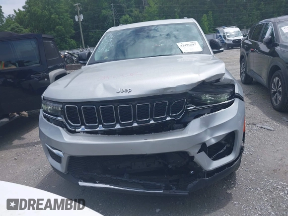 2023 Jeep Grand Cherokee Limited z VIN 1C4RJGBG1PC587289, wystawiony jako IAAI lot #42496587 z przebiegiem 75 292 mil mil oraz . Historia ofert i sprzedaży dostępna na DreamBid. Obrazek 12.