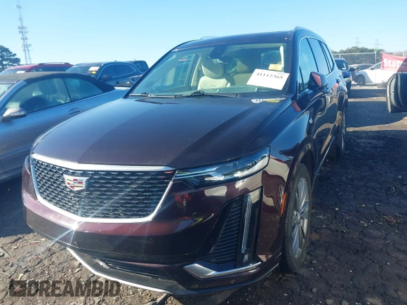 2021 Cadillac XT6 Premium Luxury with VIN 1GYKPDRS7MZ133561, listed as a IAAI auction lot 41112365 with 73,956 mi miles. Bid and sale history available at carsss.com. Image 12.