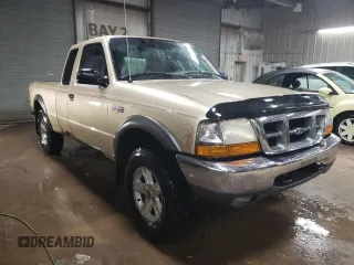 2000 Ford Ranger XLT with VIN 1FTZR15X2YTA40163, listed as a Copart auction lot 52516485 with 245,703 mi miles and Salvage Title. Bid and sale history available at carsss.com. Image 4.