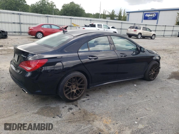 2016 Mercedes-Benz CLA 250 with VIN WDDSJ4GB8GN319962, listed as a Copart auction lot 52662394 with 84,827 mi miles and . Bid and sale history available at DreamBid. Image 3.