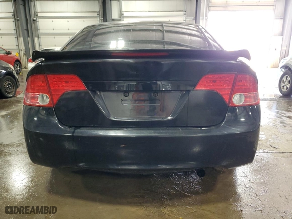 2008 Honda Civic Sdn Si with VIN 2HGFA55518H707285, listed as a Copart auction lot 53088855 with 180,465 mi miles and Clean Title. Bid and sale history available at carsss.com. Image 6.