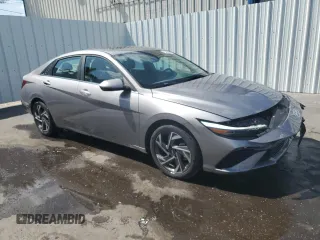 2025 Hyundai Elantra SEL Convenience with VIN KMHLS4DG3SU885551, listed as a Copart auction lot 54754125 with 11,446 mi miles and Clean Title. Bid and sale history available at DreamBid. Image 4.