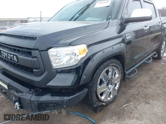 2015 Toyota Tundra 4WD Truck Platinum with VIN 5TFAW5F16FX432205, listed as a IAAI auction lot 42051601 with 121,996 mi miles. Bid and sale history available at carsss.com. Image 6.
