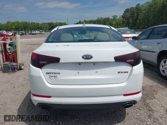 2012 Kia Optima EX with VIN 5XXGN4A77CG042042, listed as a IAAI auction lot 42071006 with 192,180 mi miles. Bid and sale history available at carsss.com. Image 16.