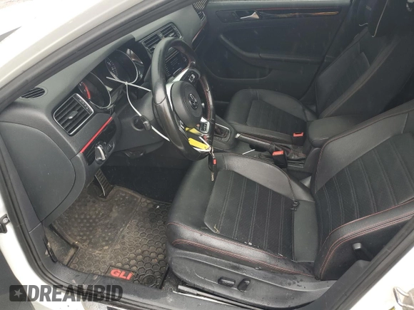 2017 Volkswagen Jetta GLI with VIN 3VW4T7AJ6HM342390, listed as a Copart auction lot 60408825 with 124,050 mi miles and Salvage title. Bid and sale history available at DreamBid. Image 7.