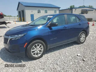 2022 Chevrolet Equinox LS z VIN 3GNAXHEV2NS115208, wystawiony jako Copart lot #59348415 z przebiegiem 41 539 mil mil oraz Szkoda całkowita • Salvage title. Historia ofert i sprzedaży dostępna na DreamBid. Obrazek 1.
