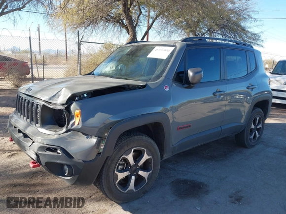 2021 Jeep Renegade Trailhawk z VIN ZACNJDC19MPN25411, wystawiony jako IAAI lot #41398000 z przebiegiem 45 678 mil mil oraz . Historia ofert i sprzedaży dostępna na DreamBid. Obrazek 6.