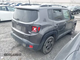 2017 Jeep Renegade Sport with VIN ZACCJAAB0HPE75735, listed as a IAAI auction lot 42420911 with 57,420 mi miles and . Bid and sale history available at DreamBid. Image 4.