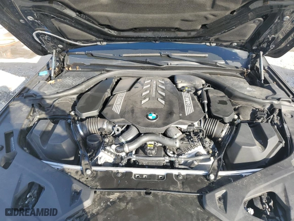 2023 BMW 8 Series M850i with VIN WBAGV8C02PCK67527, listed as a Copart auction lot 80470154 with 17,873 mi miles and Salvage Title. Bid and sale history available at carsss.com. Image 11.