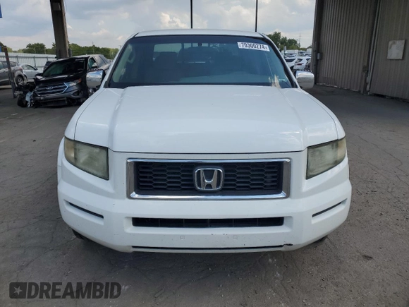 2008 Honda Ridgeline RTX with VIN 2HJYK16358H516961, listed as a Copart auction lot 70300274 with 193,059 mi miles and Salvage Title. Bid and sale history available at carsss.com. Image 5.