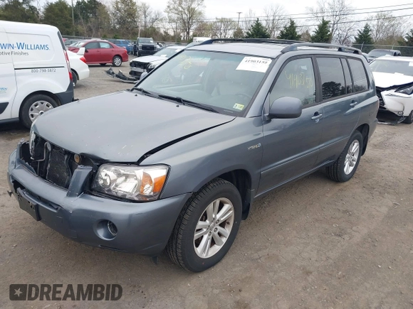 2006 Toyota Highlander z VIN JTEEW21A260021072, wystawiony jako IAAI lot #41903150 z przebiegiem 164 766 mil mil oraz . Historia ofert i sprzedaży dostępna na DreamBid. Obrazek 2.