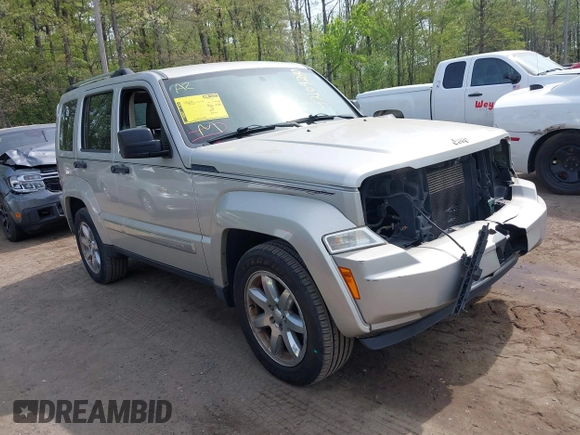 2008 Jeep Liberty Limited with VIN 1J8GN58K18W186569, listed as a IAAI auction lot 42109280 with 160,290 mi miles and . Bid and sale history available at carsss.com. Image 1.