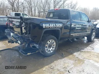 2015 GMC Sierra 2500HD available WiFi Denali with VIN 1GT120E89FF668110, listed as a IAAI auction lot 41805520 with 1 mi miles. Bid and sale history available at carsss.com. Image 4.