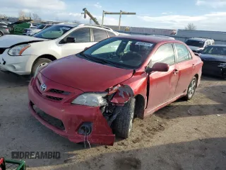 2013 Toyota Corolla L with VIN 5YFBU4EE6DP213474, listed as a Copart auction lot 46928735 with 186,514 mi miles and Salvage Title. Bid and sale history available at carsss.com. Image 1.