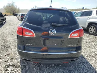 2017 Buick Enclave Leather with VIN 5GAKVBKD4HJ315218, listed as a Copart auction lot 53353915 with 132,781 mi miles and Salvage Title. Bid and sale history available at DreamBid. Image 6.