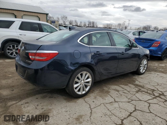 2015 Buick Verano with VIN 1G4PP5SKXF4110704, listed as a Copart auction lot 50593105 with 166,737 mi miles and Salvage Title. Bid and sale history available at carsss.com. Image 3.