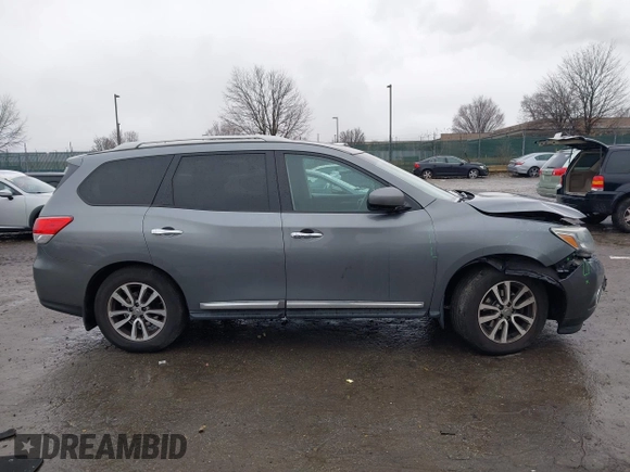 2015 Nissan Pathfinder SL z VIN 5N1AR2MM1FC720641, wystawiony jako IAAI lot #41508533 z przebiegiem 109 661 mil mil oraz . Historia ofert i sprzedaży dostępna na DreamBid. Obrazek 13.