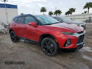2022 Chevrolet Blazer RS with VIN 3GNKBERS7NS136492, listed as a Copart auction lot 58166205 with Not provided miles and Non repairable. Bid and sale history available at DreamBid. Image 4.