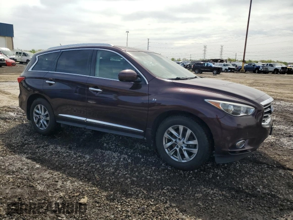 2015 Infiniti QX60 with VIN 5N1AL0MM6FC505438, listed as a Copart auction lot 54882505 with 127,462 mi miles and Clean Title. Bid and sale history available at DreamBid. Image 4.