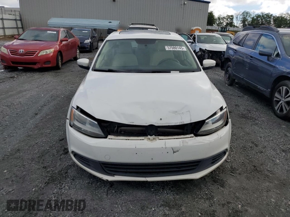 2012 Volkswagen Jetta SE with VIN 3VWDP7AJ4CM335256, listed as a Copart auction lot 57080145 with 228,239 mi miles and Salvage title. Bid and sale history available at DreamBid. Image 5.