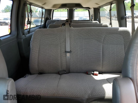 2013 Chevrolet Express Passenger LT with VIN 1GAZG1FG9D1189947, listed as a Copart auction lot 54183165 with 84,745 mi miles and Salvage title. Bid and sale history available at DreamBid. Image 10.