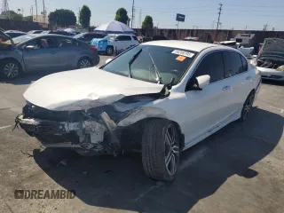 2016 Honda Accord Sport with VIN 1HGCR2F56GA173626, listed as a Copart auction lot 58269795 with Not provided miles and Salvage title. Bid and sale history available at DreamBid. Image 1.