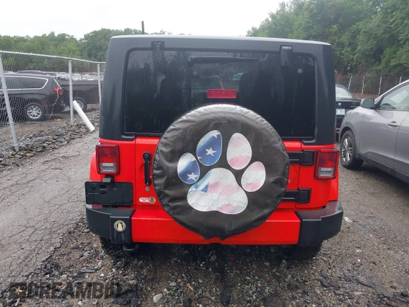 2016 Jeep Wrangler Sahara with VIN 1C4AJWBG4GL273644, listed as a IAAI auction lot 42692464 with 160,893 mi miles and . Bid and sale history available at DreamBid. Image 16.