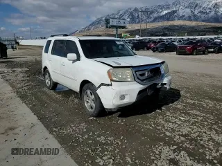 2011 Honda Pilot EX-L with VIN 5FNYF3H74BB031356, listed as a Copart auction lot 49798525 with 318,151 mi miles and Salvage Title. Bid and sale history available at carsss.com. Image 12.