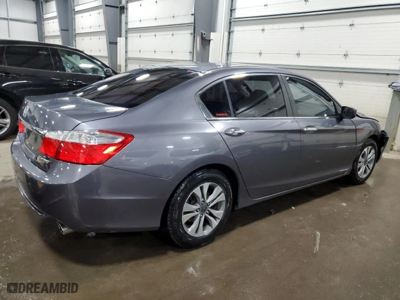 2013 Honda Accord Sdn LX with VIN 1HGCR2F39DA261130, listed as a Copart auction lot 48739895 with 137,694 mi miles and Salvage Title. Bid and sale history available at carsss.com. Image 3.