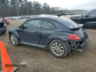 2017 Volkswagen Beetle 1.8T Fleet with VIN 3VWF17ATXHM628534, listed as a Copart auction lot 44686385 with 0 mi miles and Salvage Title. Bid and sale history available at carsss.com. Image 2.