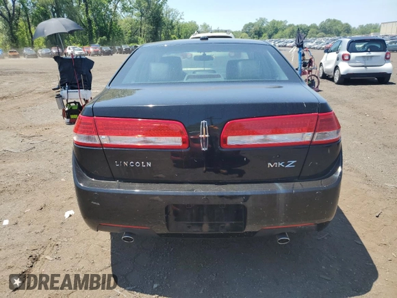 2012 Lincoln MKZ with VIN 3LNHL2GC8CR807145, listed as a Copart auction lot 58382195 with 145,167 mi miles and Salvage title. Bid and sale history available at DreamBid. Image 6.