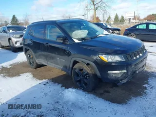 2019 Jeep Compass Latitude with VIN 3C4NJDBB9KT794074, listed as a IAAI auction lot 41068687 with 106,947 mi miles. Bid and sale history available at carsss.com. Image 1.