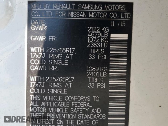 2016 Nissan Rogue S z VIN KNMAT2MV9GP621641, wystawiony jako Copart lot #60778675 z przebiegiem 117 820 mil mil oraz Szkoda całkowita • Salvage title. Historia ofert i sprzedaży dostępna na DreamBid. Obrazek 14.