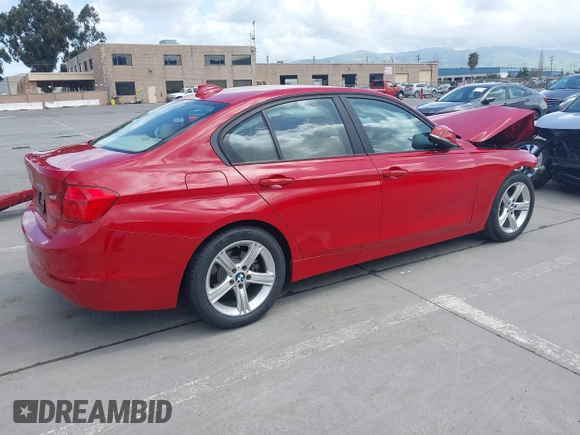 2014 BMW 3 Series 328i with VIN WBA3C1C51EK108296, listed as a IAAI auction lot 41925720 with 37,449 mi miles. Bid and sale history available at carsss.com. Image 4.