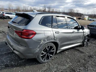 2021 BMW X3 M with VIN 5YMTS0C04M9F07868, listed as a Copart auction lot 44930305 with 0 mi miles and Salvage Title. Bid and sale history available at carsss.com. Image 3.