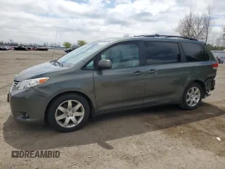 2013 Toyota Sienna XLE AAS z VIN 5TDYK3DCXDS347440, wystawiony jako Copart lot #55743845 z przebiegiem 274 808 mil mil oraz Szkoda całkowita • Salvage title. Historia ofert i sprzedaży dostępna na DreamBid. Obrazek 1.