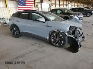 2021 Volkswagen ID.4 Pro S z VIN WVGTMPE27MP027516, wystawiony jako Copart lot #57872345 z przebiegiem Nie podano mil oraz Tytuł czysty. Historia ofert i sprzedaży dostępna na DreamBid. Obrazek 4.