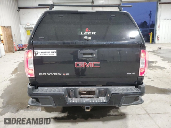 2018 GMC Canyon 4WD All Terrain w/Cloth with VIN 1GTG6CEN2J1126648, listed as a Copart auction lot 41631325 with 136,948 mi miles and Salvage Title. Bid and sale history available at carsss.com. Image 6.