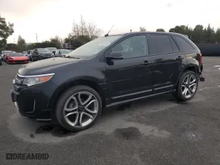 2014 Ford Edge Sport with VIN 2FMDK3AK7EBA37870, listed as a Copart auction lot 84938784 with 112,854 mi miles and Salvage Title. Bid and sale history available at carsss.com. Image 1.