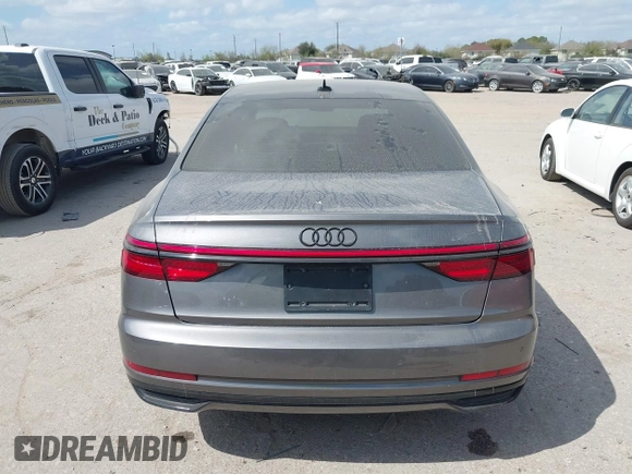 2019 Audi A8 L with VIN WAU8DAF89KN010314, listed as a IAAI auction lot 41767695 with 1 mi miles. Bid and sale history available at carsss.com. Image 16.